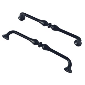 8 Adet Fesleğen Kulp 160 Mm Siyah Mutfak Kulpu Çekmece Dolap Kapak Kulbu Metal  Mobilya Dolabı Kulpları