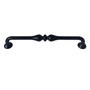 8 Adet Fesleğen Kulp 160 Mm Siyah Mutfak Kulpu Çekmece Dolap Kapak Kulbu Metal  Mobilya Dolabı Kulpları