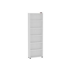 Bofigo 6 Raflı Kitaplık Dekoratif Kitaplık Modern Kitaplık Beyaz