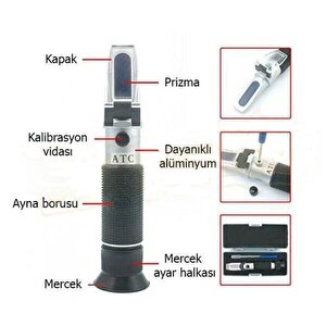 Atc 0-10 Tuzluluk Yoğunluk Ölçer Refraktometre