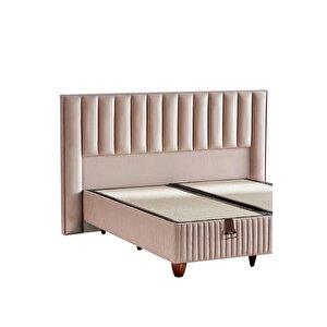 Hades Başlık 150 Cm Çift Kişilik Yatak Başlığı - Krem Babyface Kumaşlı Lüks Baza Başlığı Krem