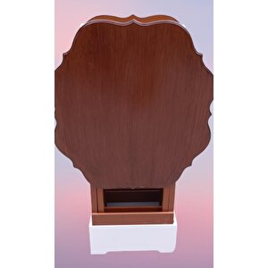 Çanta Zigon 90080 Sehpa Yonca Model 2 Li Tk Ahşap Mdf Parlak Ceviz Renk Kutu Sevk