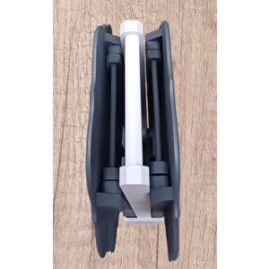 Çanta Zigon 90079 Sehpa Yonca Model 2 Li Tk Ahşap Mdf Gri Renk Kutu Sevk El Yapım