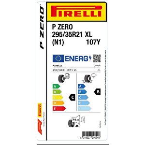 Pirelli 295/35 R21 107y Xl Pzero N1 Oto Yaz Lastiği (üretim:2024)