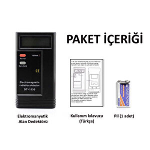 Aek-tech Elektromanyetik Alan Radyasyon Ölçer Dedektör