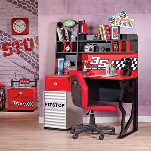 Pitstop Çocuk Odası Amortisörlü Tekerlekli Çalışma Sandalyesi