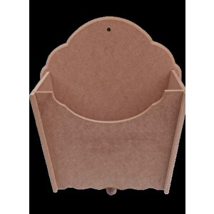 Hobi 90055 Dekoratif Gazetelik Kutu Model Ahşap Ham Mdf El Yapım