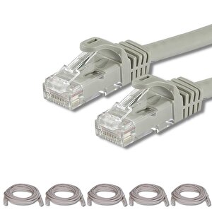 Irenis 5 Adet 1 Metre Cat7 Kablo Ethernet Network İnternet Lan Kablosu