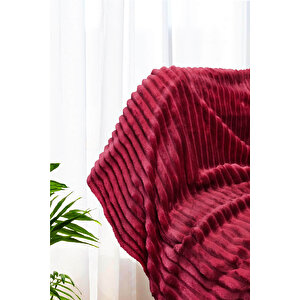 Mira Home Tek Kişilik Wellsoft Tv Battaniyesi 130 X 180 Cm Çizgili Desen