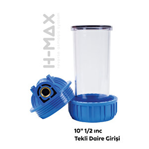 Tekli Daire Bina Girişi Su Arıtma Sistemi Tekli Housing 1/2 10 Inc