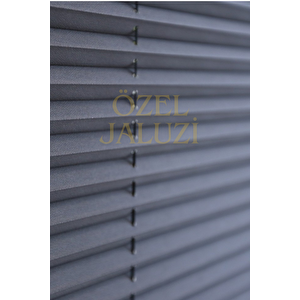 Antrasit Cam Balkon Ve Ofis Plisse Perde(plain007) 110x100 cm