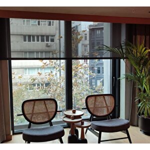 Siyah Sun Screen Stor Perde 1. Kalite Sun Screen Perde 150x200 cm