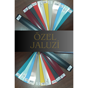 Kırmızı 25 Mm Metal  Jaluzi 70x260 cm