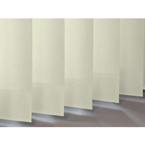 Ekru Blackout Dikey Perde  Döndürülebilen Tam Açık Ya Da Tam Kapalı   Kumaş Dikey 120x190 cm