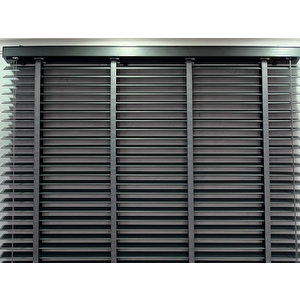 Antrasit 50 Mm Ahşap Görünümlü Jaluzi 80x220 cm