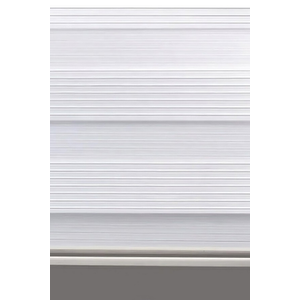 Beyaz Geniş Piliseli Zebra Perde 200x260 cm