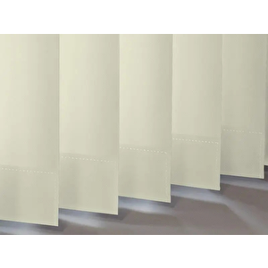 Ekru Blackout Dikey Perde  Döndürülebilen Tam Açık Ya Da Tam Kapalı   Kumaş Dikey 160x250 cm