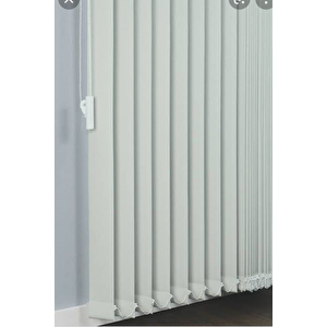 Gri Screen Kumaş Dikey Perde  Döndürülebilen Tam Açık Ya Da Tam Kapalı  Screen Kumaş Dikey 140x200