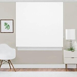 Beyaz Blackout (karartma) Stor Perde 100x220 cm