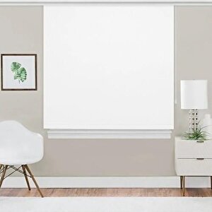 Beyaz Blackout (karartma) Stor Perde 180x230 cm