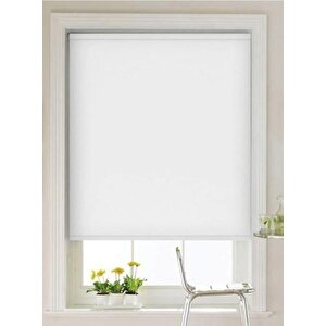 Beyaz Blackout (karartma) Stor Perde 180x240 cm