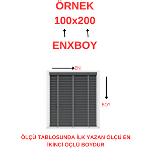 Antrasit Mat Stor Perde Etek Dilimsiz Güneşlik Perde Güneşlik Stor Perde 120X210