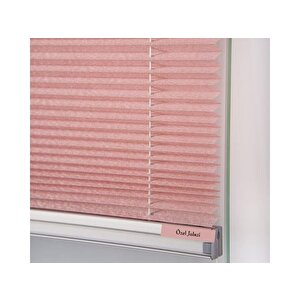 Pembe Cam Balkon Ve Ofis Plise Perde(plain 15) 130x50 cm