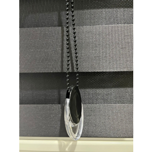 Ithal Antrasit Düz Zebra Stor Perde 170x180 cm