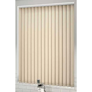 Krem Pvc Dikey Perde  Döndürülebilen Tam Açık Ya Da Tam Kapalı  Pvc Dikey 150x190 cm