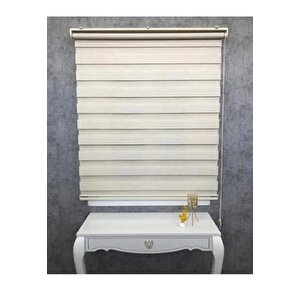 Ithal Krem Düz Zebra Stor Perde 150x220 cm