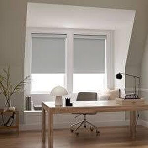 Gri Blackout (karartma) Stor Perde 220x260 cm