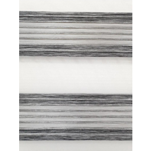 Bambu Geniş Pliseli Renk Geçişli Bambu-gri Zebra Rz-66005