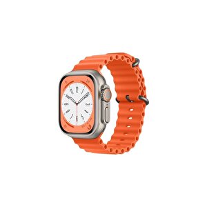 Apple Watch 38mm / 40mm / 41mm Uyumlu Akıllı Saat Kordonu Turuncu