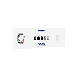 Sunix 45mm Amoled Ekran Akıllı Saat Siyah Wt5 Pro