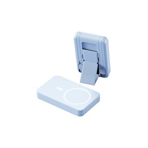 10.000 Mah Manyetik Powerbank Mavi Pb-47