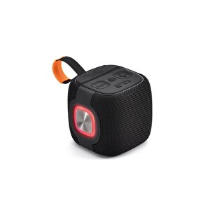 2400mah Ledli Taşıma Kancalı Bluetooth Hoparlör Siyah Bts-89