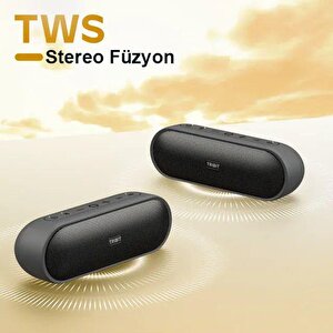 Tribit Xsound Plus 2 30w 24 Saat Oynatma Süresi Ipx7 Su Geçirmez Taşınabilir Bluetooth Hoparlör Siyah