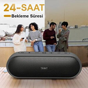 Tribit Xsound Plus 2 30w 24 Saat Oynatma Süresi Ipx7 Su Geçirmez Taşınabilir Bluetooth Hoparlör Siyah