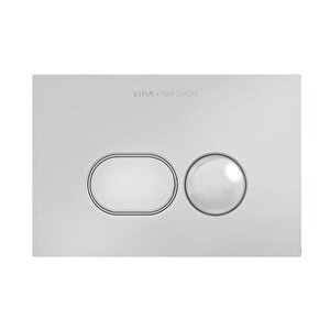 Vitra Liquid Kumanda Paneli Krom 740-2180 Beyaz