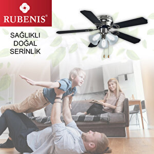 Rubenis Rbt425 Blk Avizeli Tavan Vantilatörü