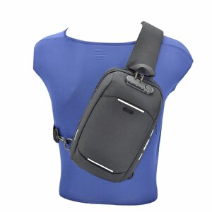 Ççs 31301 Omuz Askılı Çapraz Sırt Ve Göğüs Çantası Siyah