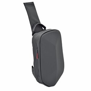 Ccs Tek Omuz Askılı Sırt Ve Göğüs Çantası Usb Çıkışlı Siyah U