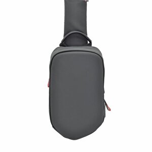 Ccs Tek Omuz Askılı Sırt Ve Göğüs Çantası Usb Çıkışlı Siyah U