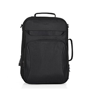 Fonksiyonel Evrak Laptop Omuz Ve Sırt Çantası Siyah U
