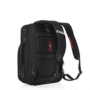 Ççs Fonksiyonel Evrak Laptop Omuz Ve Sırt Çantası Siyah