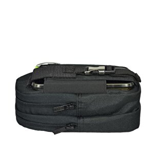 Taktikal Molle 610d Cordura Palaska Bel Çantası Siyah