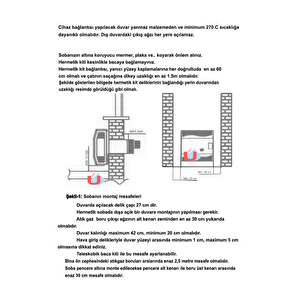 Hoşseven Hdu – 10 Duvar Tipi 10 Kw Hermetik Doğalgaz Sobası