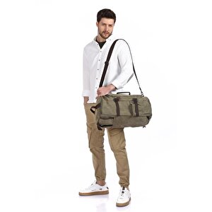 Ççs London 51566 Kanvas Spor Sırt Çantası Yeşil