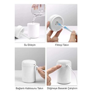 Oda Hava Nemlendirici Nem Makinesi Ev Araba Ofis Buhar Makinası Aroma Difizörü