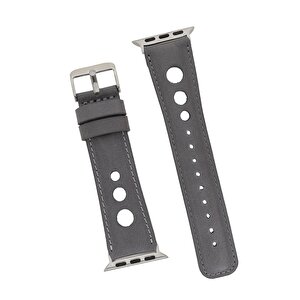 Apple Watch Uyumlu Deri Kordon Çember 42-44-45mm Rst9